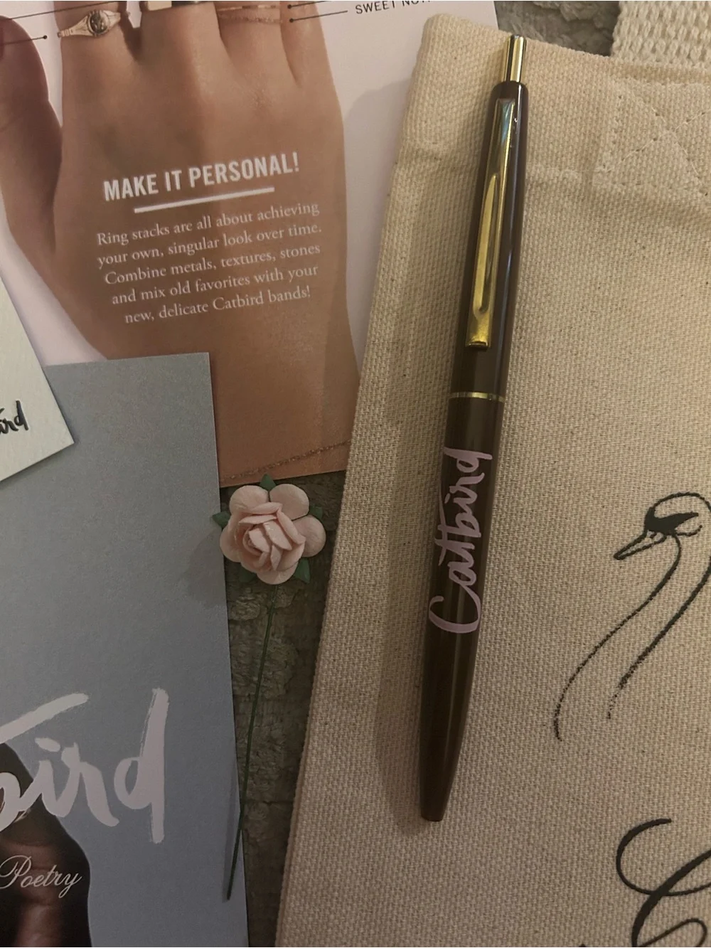 NEW Catbird Natural Canvas Tote with Swan Illustration + Swag & Discount Code